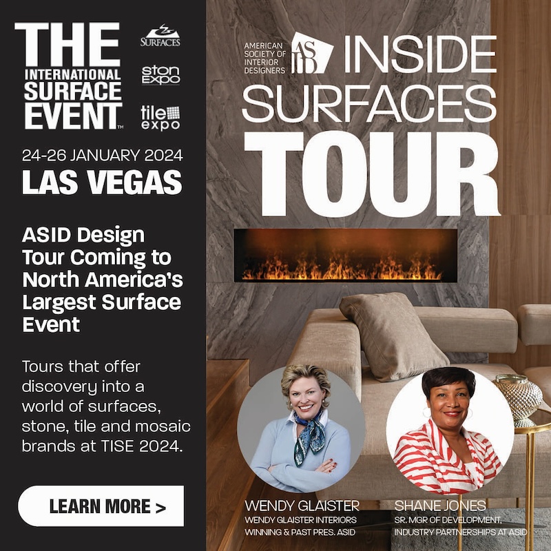 The International Surface Event (TISE) Announces Partnership with ASID